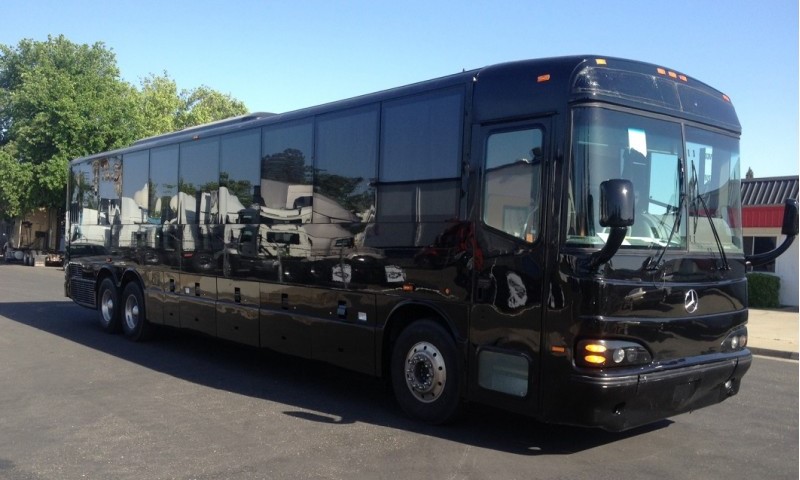 party bus with bathroom image